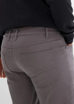 Sale Regular Fit Stretch-Thermohose mit flauschigem Flanellfutter, Straight Herren Große Größen|Outdoorbekleidung