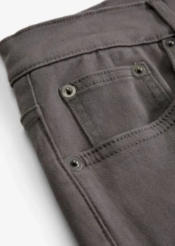 Sale Regular Fit Stretch-Thermohose mit flauschigem Flanellfutter, Straight Herren Große Größen|Outdoorbekleidung