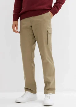 Herren bonprix Große Größen|Outdoorbekleidung|Regular Fit Stretch-Thermo-Cargohose, Straight