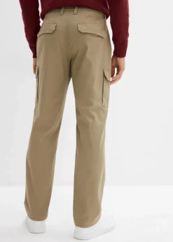 Herren bonprix Große Größen|Outdoorbekleidung|Regular Fit Stretch-Thermo-Cargohose, Straight