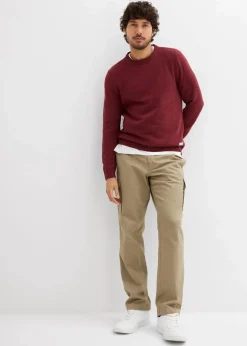 Herren bonprix Große Größen|Outdoorbekleidung|Regular Fit Stretch-Thermo-Cargohose, Straight