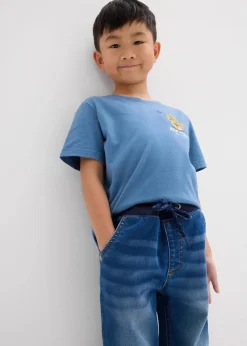 Regular Fit Sweat-Schlupfjeans, Straight Kinder Jungen 2-8 Jahre·Jeans & Hosen