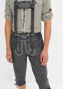 Herren bonprix Große Größen|Trachtenmode|Regular Fit Trachtenhose aus Lederimitat