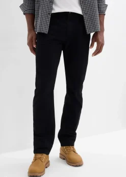 Herren bonprix Große Größen|Basics|Regular Fit Twillhose aus reiner Baumwolle, Straight