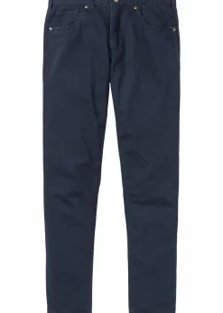 Sale Regular Fit Twillhose aus reiner Baumwolle, Straight Herren Hosen|Basics