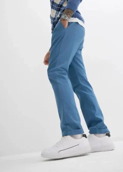 Discount Regular-Fit Bundfaltenhose aus Baumwoll-Twill, Straight Herren Große Größen|Hosen