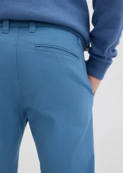 Discount Regular-Fit Bundfaltenhose aus Baumwoll-Twill, Straight Herren Große Größen|Hosen