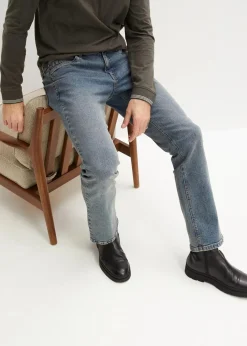 New Regular-Fit-Jeans, Bootcut Herren Jeans|Große Größen