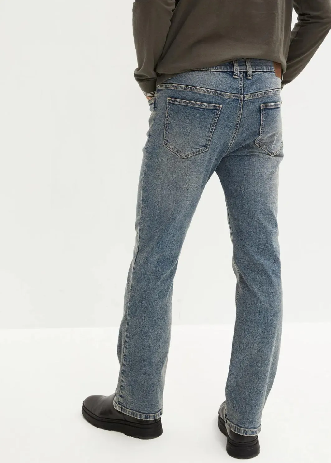 New Regular-Fit-Jeans, Bootcut Herren Jeans|Große Größen