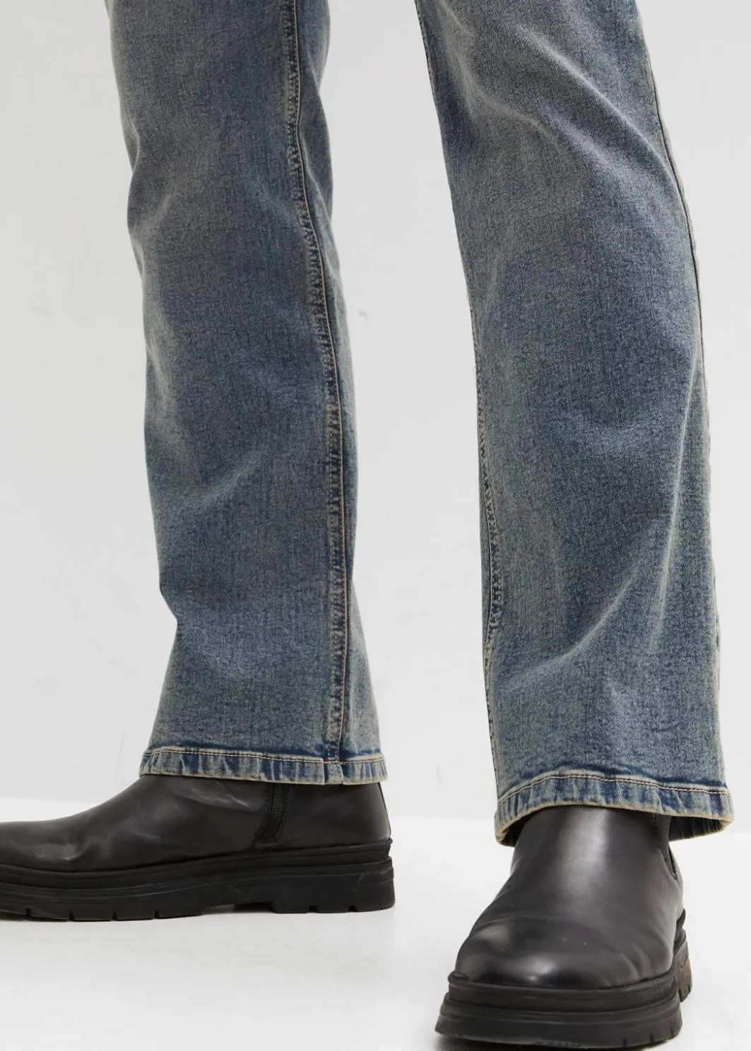 New Regular-Fit-Jeans, Bootcut Herren Jeans|Große Größen