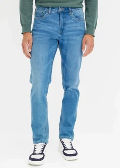 Herren bonprix Jeans|Große Größen|Regular-Fit-Jeans, Tapered