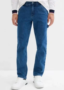 Online Relaxed Fit Carpenter-Jeans mit Komfortbund, Straight Herren Große Größen|Jeans