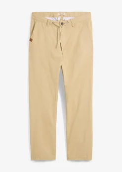Online Relaxed Fit Chinohose mit Komfortbund, Straight Herren Große Größen|Hosen
