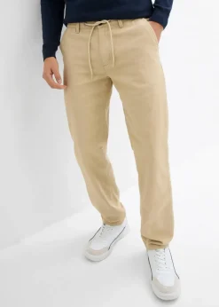 Online Relaxed Fit Chinohose mit Komfortbund, Straight Herren Große Größen|Hosen