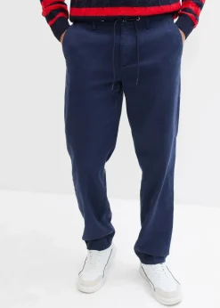 Clearance Relaxed Fit Chinohose mit Komfortbund, Straight Herren Hosen|Große Größen