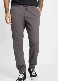 Best Relaxed Fit Chino-Stretch-Schlupfhose, Straight Herren Große Größen|Hosen