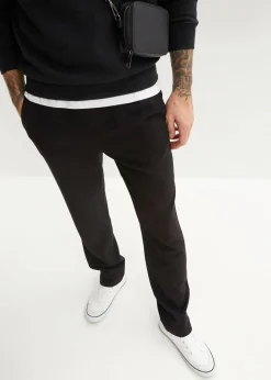 Herren bonprix Große Größen|Hosen|Relaxed Fit Chino-Stretch-Schlupfhose, Straight
