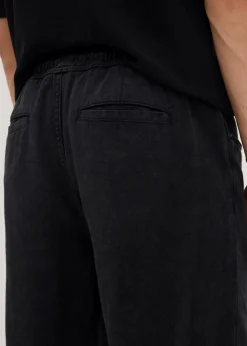 Herren bonprix Hosen|Große Größen|Relaxed Fit Schlupfhose aus reinem Baumwoll-Twill, Tapered