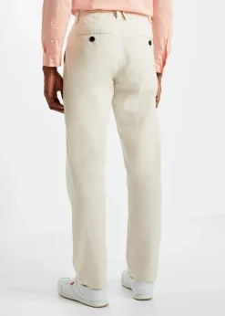 Herren bonprix Hosen|Große Größen|Relaxed Fit Schlupf-Hose aus luftigem Leinen-Mix, Straight