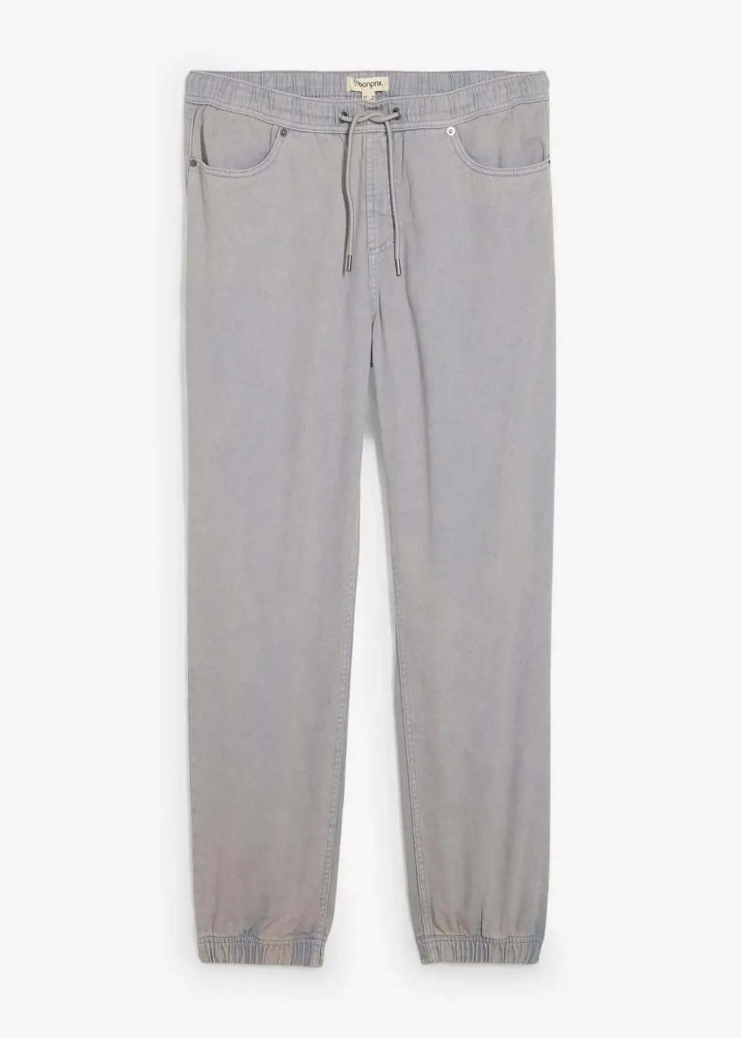 Online Relaxed Fit Schlupfhose aus reinem Baumwoll-Twill, Tapered Herren Große Größen|Hosen