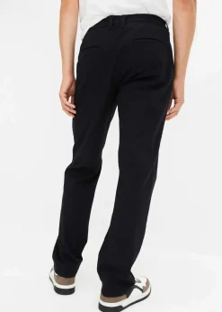 Herren bonprix Hosen|Große Größen|Relaxed Fit Stretch-Chinohose mit Bio Baumwolle, Straight