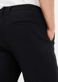 Herren bonprix Hosen|Große Größen|Relaxed Fit Stretch-Chinohose mit Bio Baumwolle, Straight