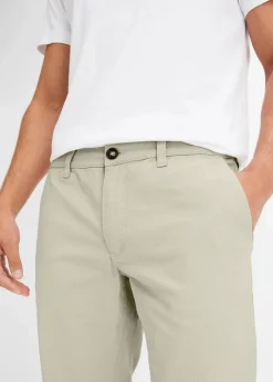 New Relaxed Fit Stretch-Chinohose mit Bio Baumwolle, Straight Herren Hosen|Große Größen