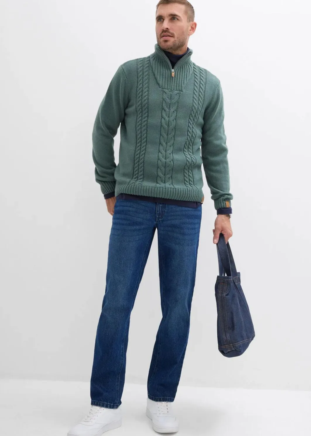 Discount Relaxed Fit Stretch-Jeans, Straight Herren Große Größen|Jeans