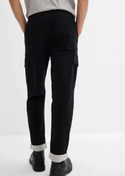 Herren bonprix Große Größen|Thermobekleidung|Relaxed Fit Thermo-Schlupfhose, Tapered
