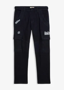 Hot Relaxed-Fit Stretch-Jeans mit Bequembund, Straight Herren Jeans