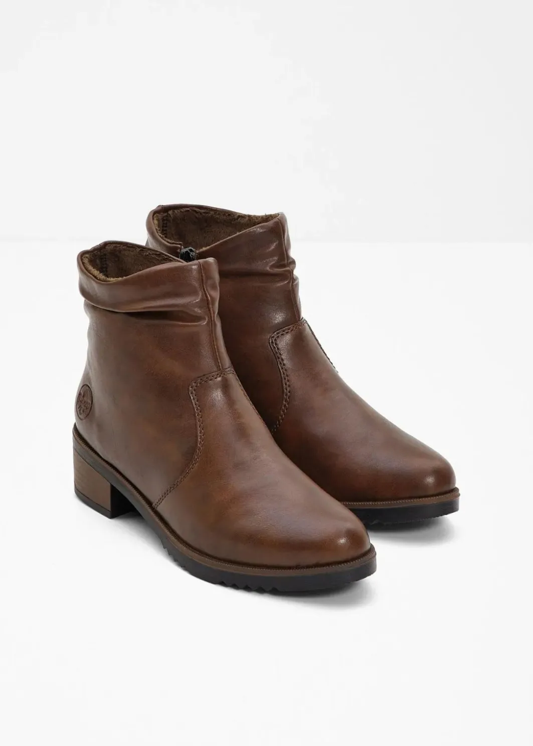 Damen Rieker High Heels|Komfortschuhe|Komfort-Stiefeletten mit gepolsterter Innensohle
