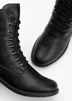 Sale Schnür Boot Damen High Heels|Komfortschuhe