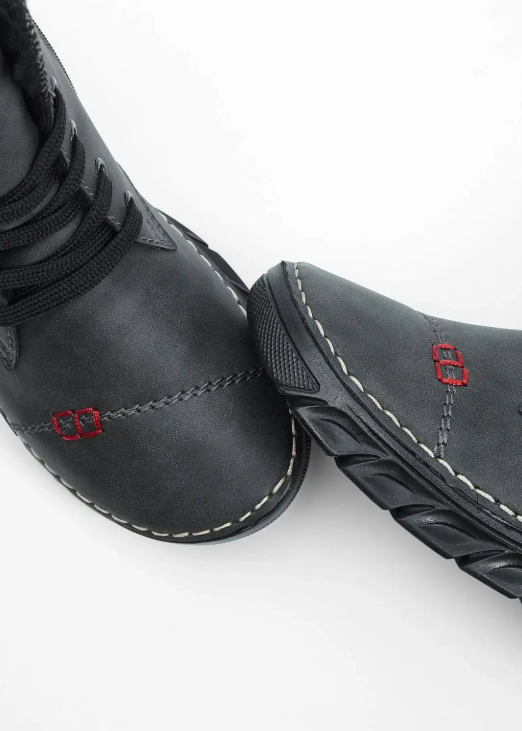 Damen Rieker Komfortschuhe|Gefütterte Winterschuhe|Schnür Boot