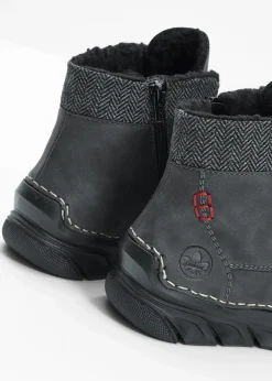 Damen Rieker Komfortschuhe|Gefütterte Winterschuhe|Schnür Boot