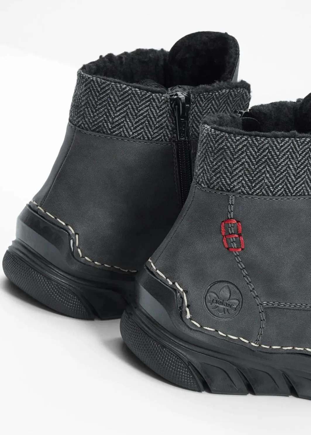 Damen Rieker Komfortschuhe|Gefütterte Winterschuhe|Schnür Boot