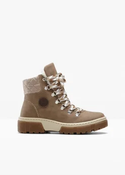 Damen Rieker High Heels|Komfortschuhe|Schnür Boot