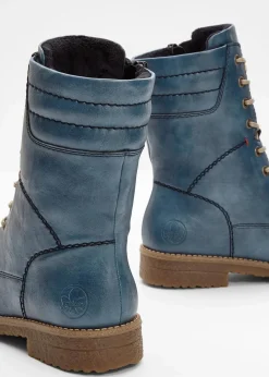 Damen Rieker High Heels|Komfortschuhe|Schnür Boot