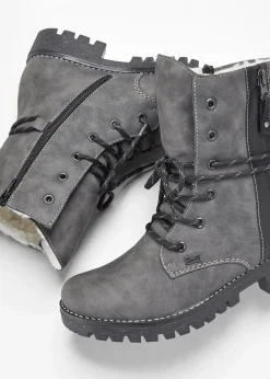 Damen Rieker High Heels|Stiefel|Schnürstiefel