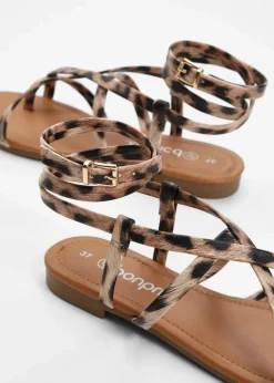 New Riemchensandalen Damen Sommerschuhe