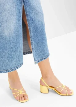Online Riemchensandaletten mit Blockabsatz Damen Sommerschuhe|Festliche Mode