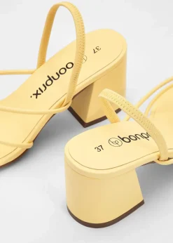 Online Riemchensandaletten mit Blockabsatz Damen Sommerschuhe|Festliche Mode
