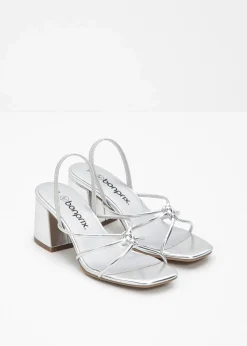 Damen bonprix Festliche Mode|Sommerschuhe|Riemchensandaletten mit Blockabsatz