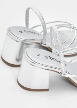 Damen bonprix Festliche Mode|Sommerschuhe|Riemchensandaletten mit Blockabsatz