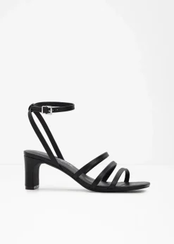 Damen bonprix Sommerschuhe|Festliche Mode|Riemchensandaletten mit schmalem Absatz