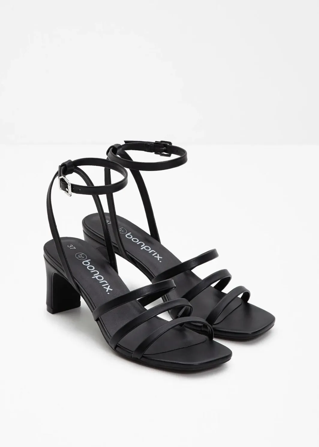 Damen bonprix Sommerschuhe|Festliche Mode|Riemchensandaletten mit schmalem Absatz