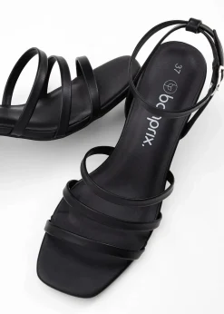 Damen bonprix Sommerschuhe|Festliche Mode|Riemchensandaletten mit schmalem Absatz