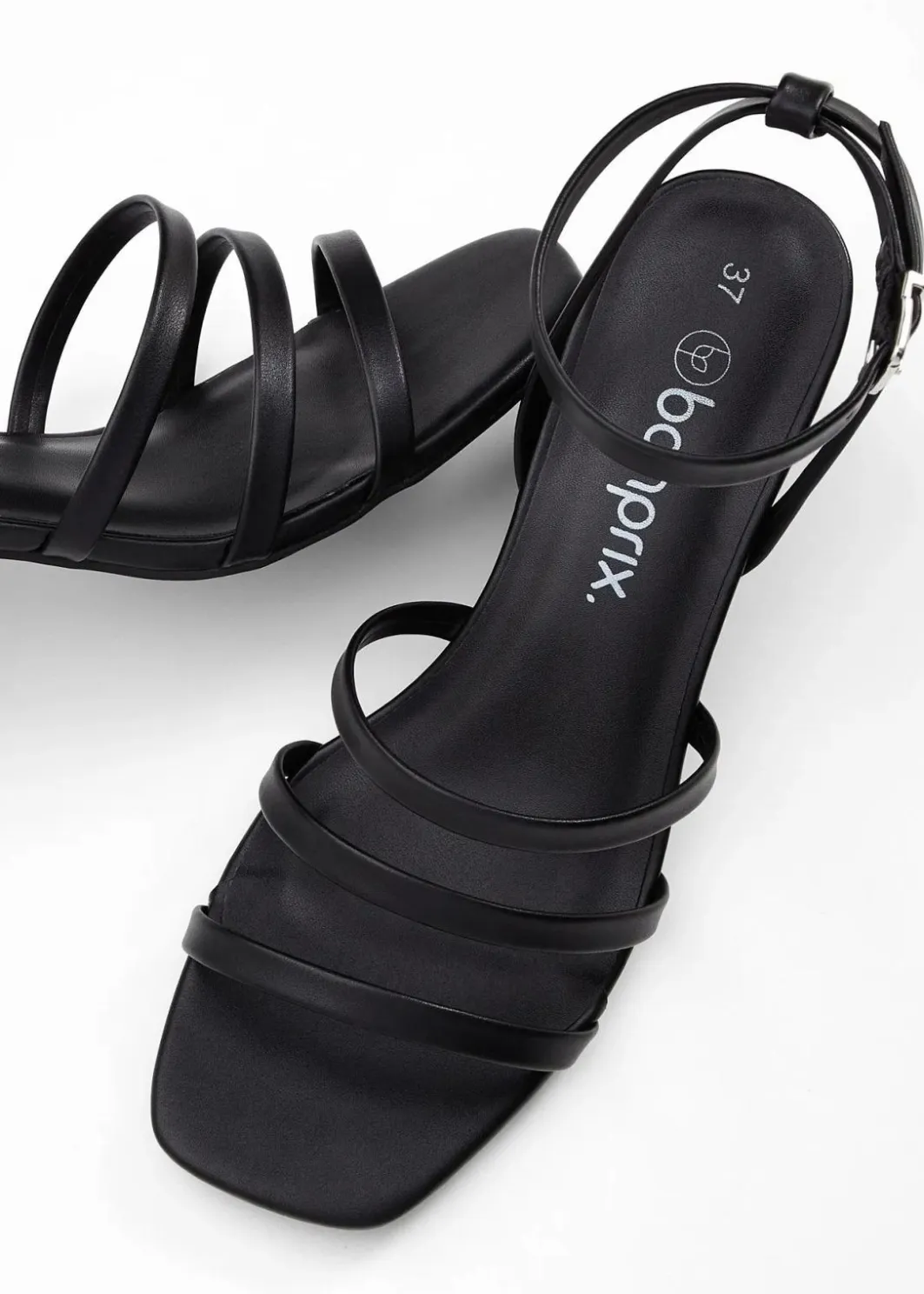 Damen bonprix Sommerschuhe|Festliche Mode|Riemchensandaletten mit schmalem Absatz