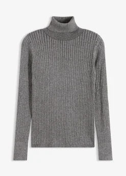 Damen bonprix Pullover & Strickjacken|Strickmode|Ripp-Pullover