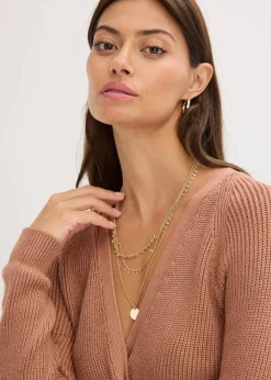 Damen bonprix Bekleidung·Umstandsmode|Bekleidung·Jeans|Ripp-Pullover aus fließendem Viskose-Mix