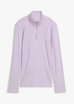 Hot Rippshirt aus softem Viskose-Mix Damen Shirts & Tops